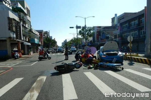 ▲女大生騎機車遭撞亡。（圖／楊淑媛翻攝）