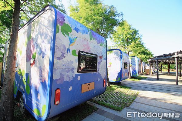 ▲▼宜蘭綠舞觀光飯店露營車。（圖／記者蔡玟君攝）