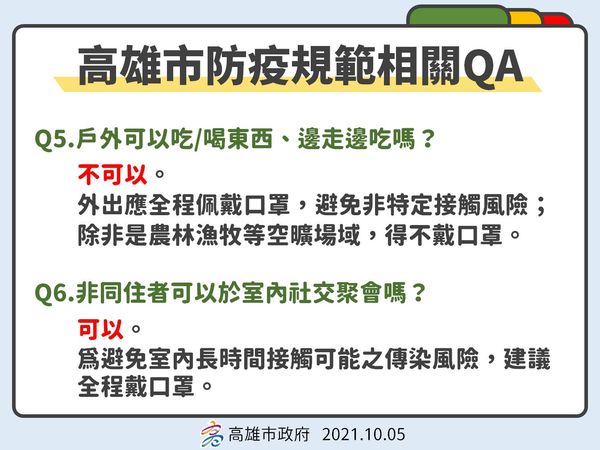 ▲陳其邁親自講說防疫規定QA。（圖／高雄市政府）