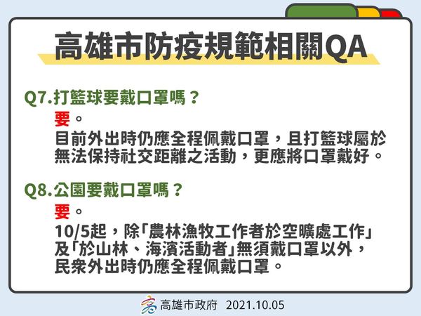 ▲陳其邁親自講說防疫規定QA。（圖／高雄市政府）