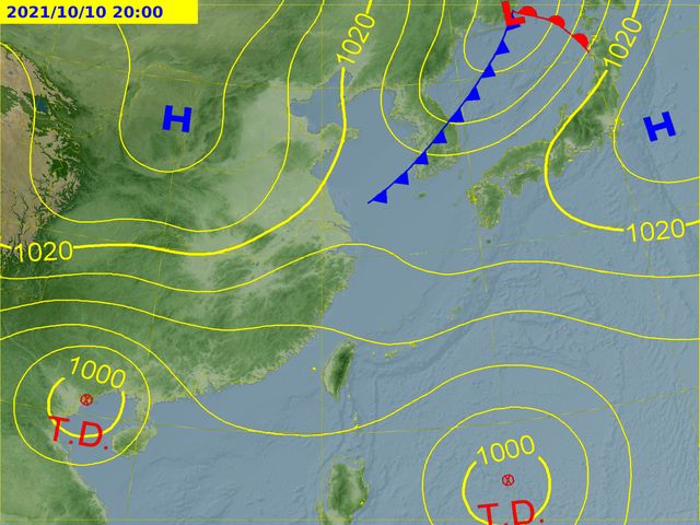 ▲▼雙十連假天氣出爐。（圖／氣象局）