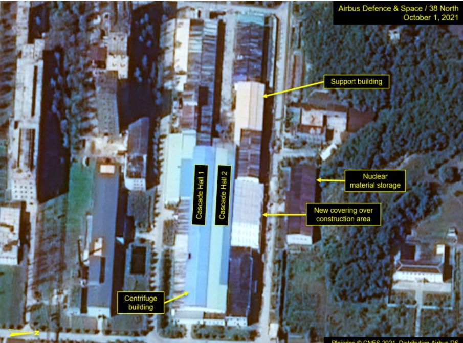 ▲▼北韓持續擴建寧邊核武設施的鈾濃縮工廠。（圖／翻攝自38 North）