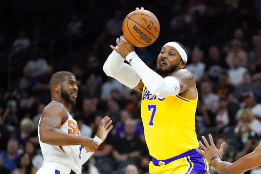 ▲▼湖人安東尼、戴維斯；太陽艾頓。（圖／達志影像／美聯社）