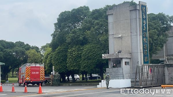 ▲▼陸軍步校疑似未爆彈爆炸，造成2名士兵受傷。（圖／記者吳世龍攝，下同）