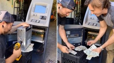 收購古董ATM「撬開發現5.6萬現鈔」　網朝聖揪出唯一一人沒資格當分母