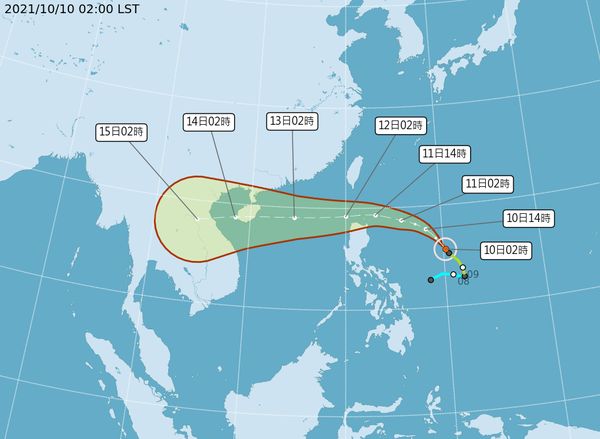 天氣圖。（圖／氣象局）