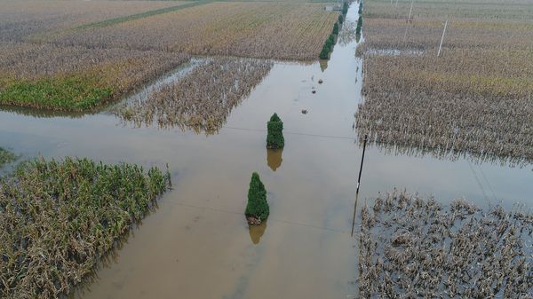 ▲山西,洪水,暴雨。（圖／CFP）