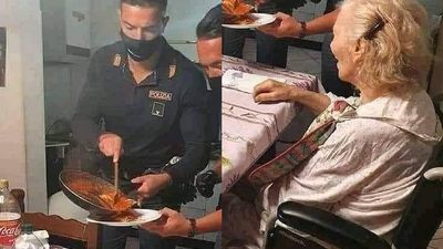 87歲獨居嬤「肚子餓」打電話報警　員警沒生氣還上門煮大餐：關懷老人