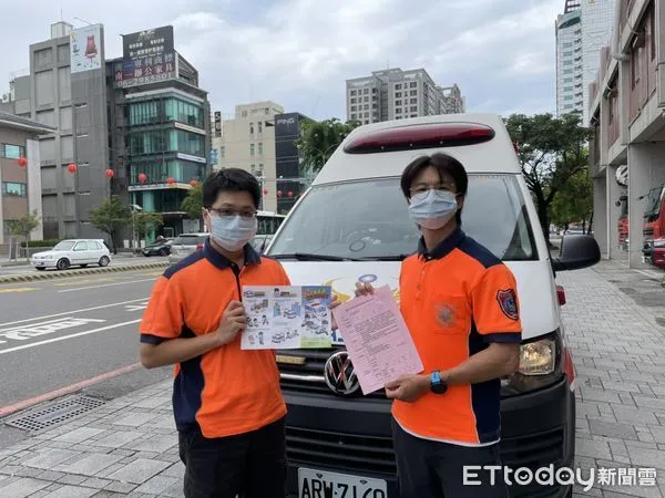 ▲遏止濫用惡習確保民眾連假安康，台南市消防嚴格執行救護車收費，違規將要繳納公庫1400元的濫用消防救護車使用費。（圖／記者林悅翻攝，下同）