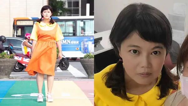 ▲▼游淑慧撞臉魷魚遊戲木頭人娃娃。（圖／翻攝自Facebook／游淑慧）