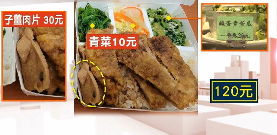 自助餐「2便當250元」遭嫌貴　店家喊冤曝菜色：他都夾很貴。（圖／東森新聞）