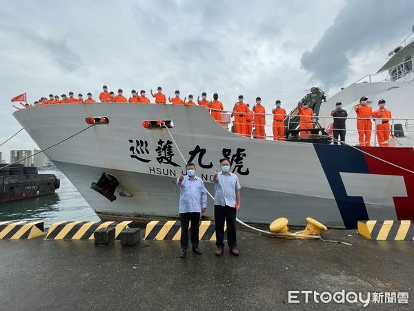 ▲海巡署巡護九號船航行32天、超過1萬3000公里救人            。（圖／記者陳崑福翻攝，以下同）