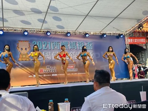 ▲首屆「西螺媽祖盃全國健美錦標賽」今日在雲林西螺福興宮舉行，由雲林縣體育會健美健身委員會與財團法人雲林縣福興宮共同舉辦。（圖／記者蔡佩旻翻攝）