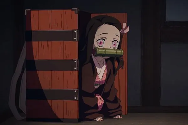 ▲▼禰豆子箱子（圖／《鬼滅之刃》劇照）