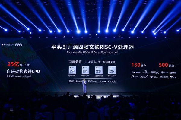 ▲阿里發表倚天710自研5奈米CPU。（圖／翻攝中國新聞週刊）