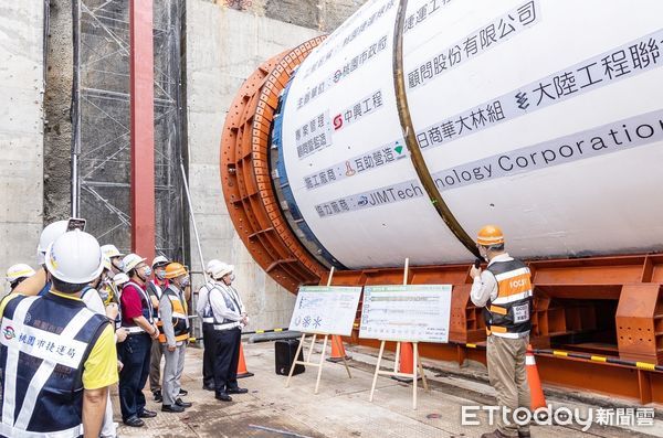 ▲桃園市捷運綠線GC03標地下隧道潛盾機開挖工程，大型潛盾機未來每天約開進6公尺。（圖／記者沈繼昌翻攝）