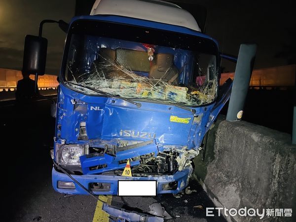 ▲▼國道三號車禍。（圖／記者陳崑福翻攝）