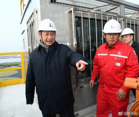 ▲▼習近平：中國作為製造業大國　能源飯碗必須「端在自己手裡」。（圖／翻攝新華社）