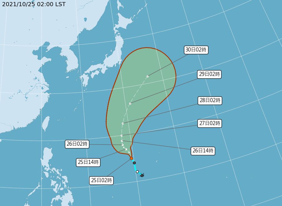 天氣圖。（圖／氣象局）