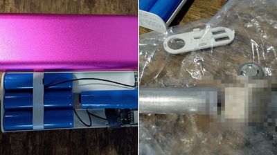 全新行充沒法充！他好奇拆開裡面全是「土色顆粒」傻眼：還說有16000mAh