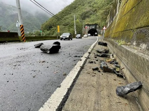 ▲宜蘭6.5地震一工處省道特別巡查