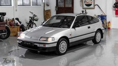 原廠機油、輪胎沒換過！1990年產「HONDA CR-X」現身拍賣網