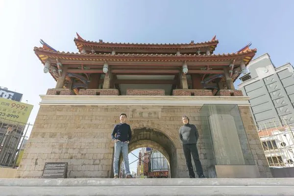 ▲「東門城廣場」改造獲國際肯定。（圖／新竹市政府提供）