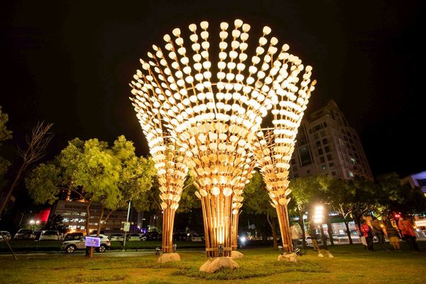 ▲「2021新竹光臨藝術節」的「文化燈區」 。（圖／新竹市政府提供）