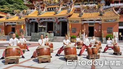 瑞芳青雲殿「愛生態護眾生」　優人神鼓擊鼓舞步敬謝神農大帝