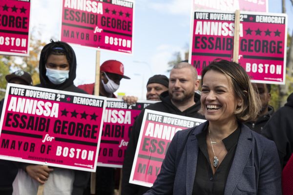▲▼波士頓市長參選人喬治（Annissa Essaibi George）。（圖／達志影像／美聯社）