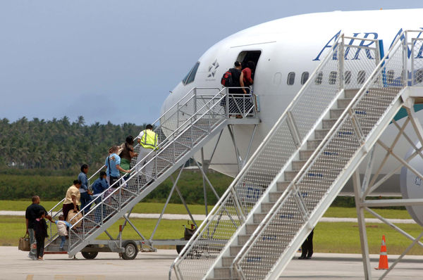 ▲▼  東加的國際機場Nuku`alofa Airport。（圖／達志影像／美聯社）