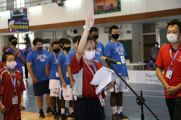 ▲▼ 特殊奧林匹克軟式曲棍球競賽熱鬧登場 黃敏惠市長為選手打氣 。（圖／嘉義市政府提供）