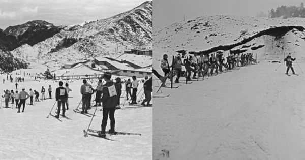 別懷疑！合歡山曾有滑雪場　網見「60年前照片」嘆：當時雪超大