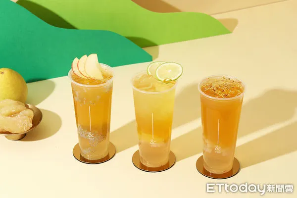 ▲▼&TEA推3款柚子特調飲。（圖／&TEA提供）