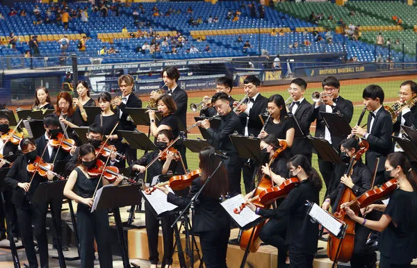 ▲國立台灣交響樂團與中華職棒跨界合作演奏會             。（圖／中華職棒提供）