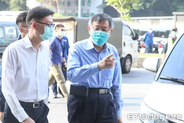 ▲台北市長柯文哲出席環南市場模範攤商頒獎典禮。（圖／記者林敬旻攝）