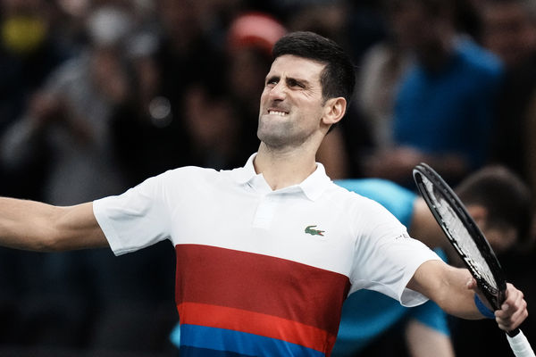 ▲▼  喬科維奇（Novak Djokovic）在巴黎大師賽闖進決賽。（圖／達志影像／美聯社）