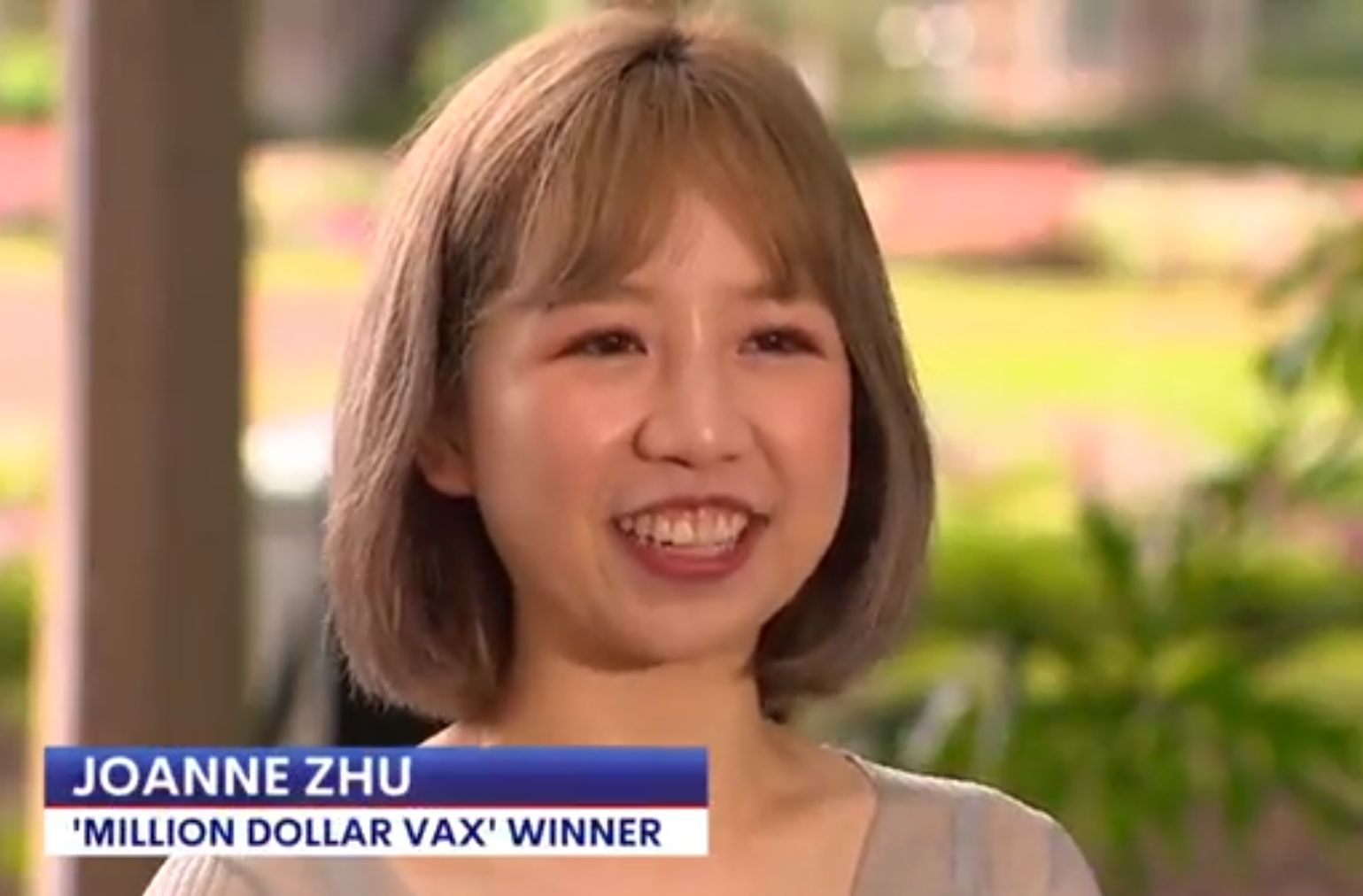▲▼ 澳洲雪梨25歲華人女子喬安妮．朱（Joanne Zhu）中了「百萬澳幣疫苗」樂透首獎。（圖／翻攝自推特）