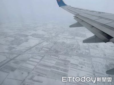 超美！高空直擊「急凍」京城　北方大暴雪百架次航班延誤