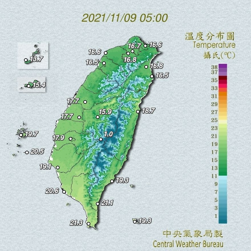 天氣圖。（圖／氣象局）