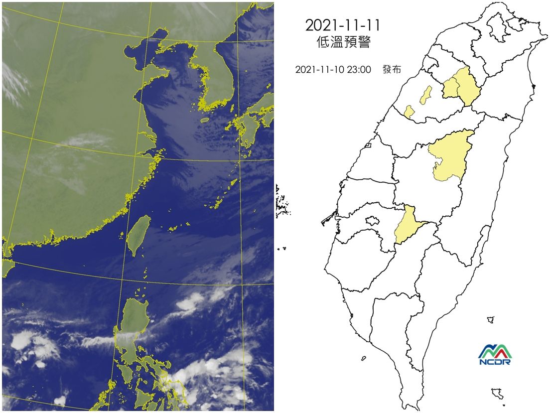 ▲▼ 。（圖／中央氣象局）