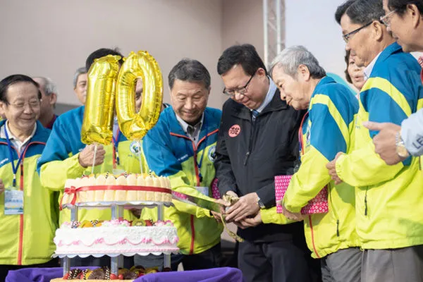 ▲桃園山坡地巡守志工慶10歲生日