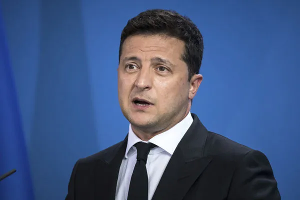 ▲▼  烏克蘭總統澤倫斯基（Volodymyr Zelensky）。（圖／達志影像／美聯社）