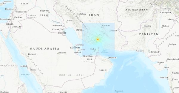 ▲▼伊朗發生規模6.5強震。（圖／翻攝自美國地質調查局）