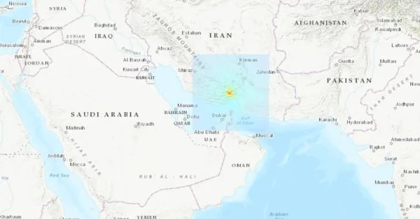 ▲▼伊朗發生規模6.5強震。（圖／翻攝自美國地質調查局）