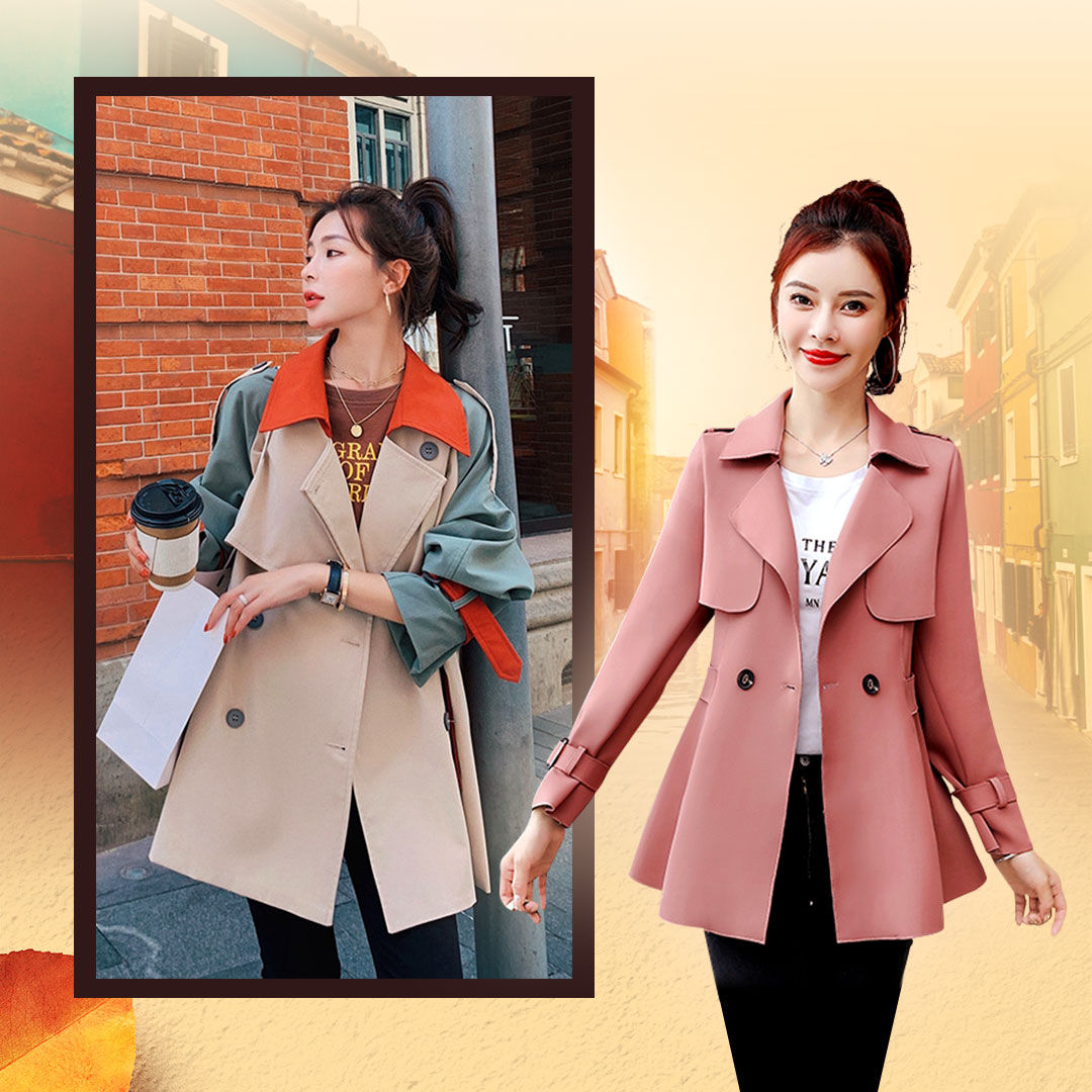 ▲風衣,穿搭,外套,Her森森。（圖／Her森森）