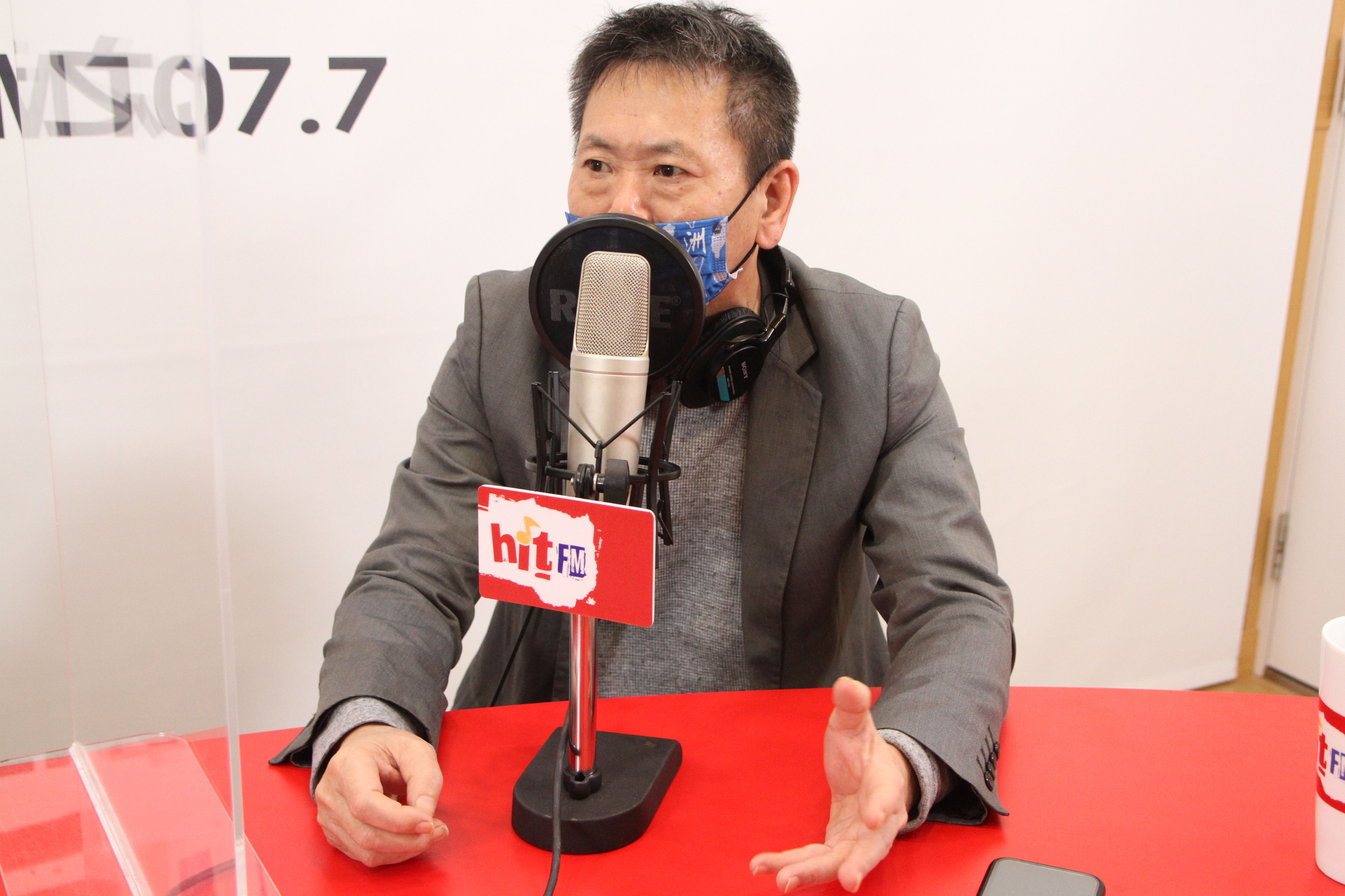 ▲▼林為洲接受專訪。（圖／Hit Fm《嗆新聞》提供）