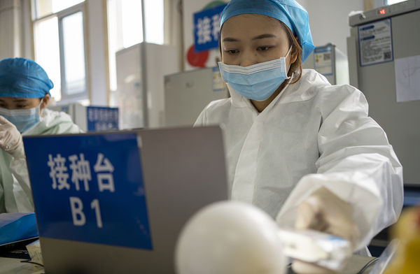 ▲新冠疫苗,疫苗,北京地壇醫院。（圖／CFP）