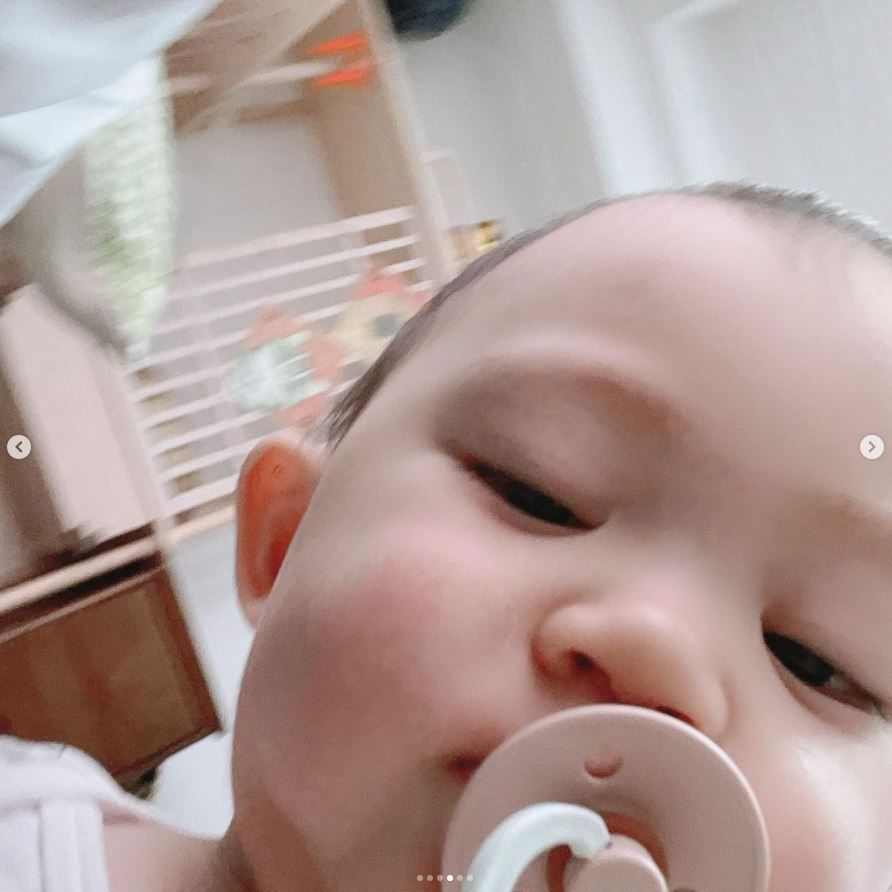 ▲歐陽靖目前自己在台灣帶小孩。（圖／翻攝自Instagram／imginoy）