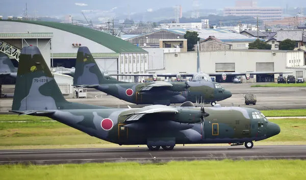 ▲▼日本防衛省C-130運輸機。（圖／達志影像／美聯社）